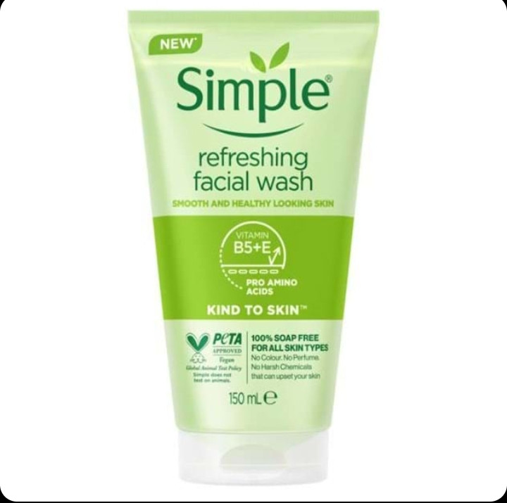 ژل شوینده صورت سیمپل مدل refreshing حجم 150 میل اصلی