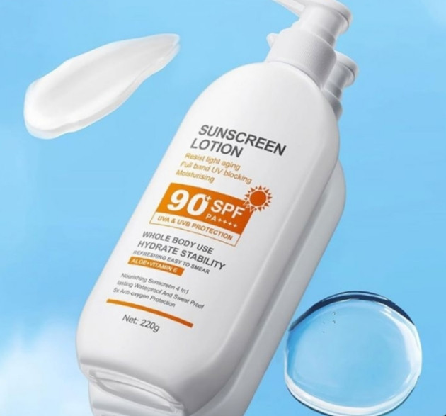 لوسیون ضدآفتاب و سفید کننده