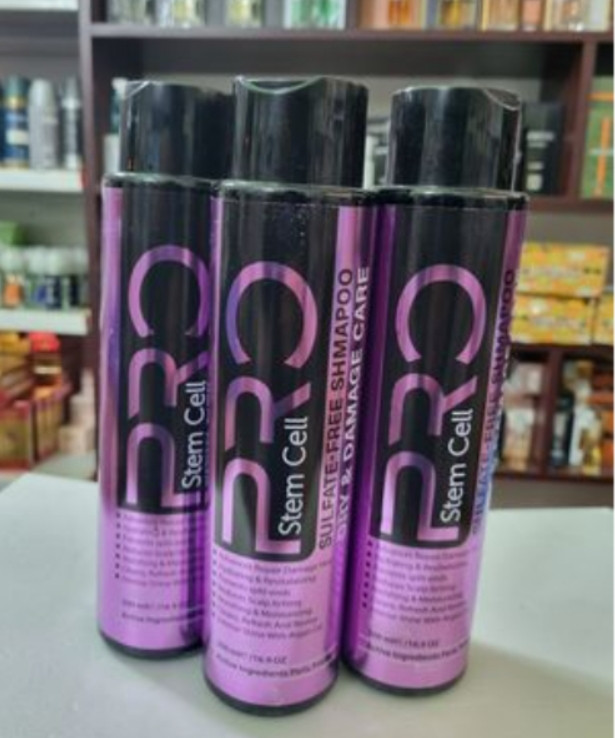 شامپو موهای خشک و آسیب دیده استم سل بدون سولفات 500 میل