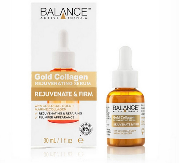 سرم طلا (گلد کلاژن) بالانس اصل انگلیس | جوانساز و آبرسان قوی | ۳۰ میل اصلی