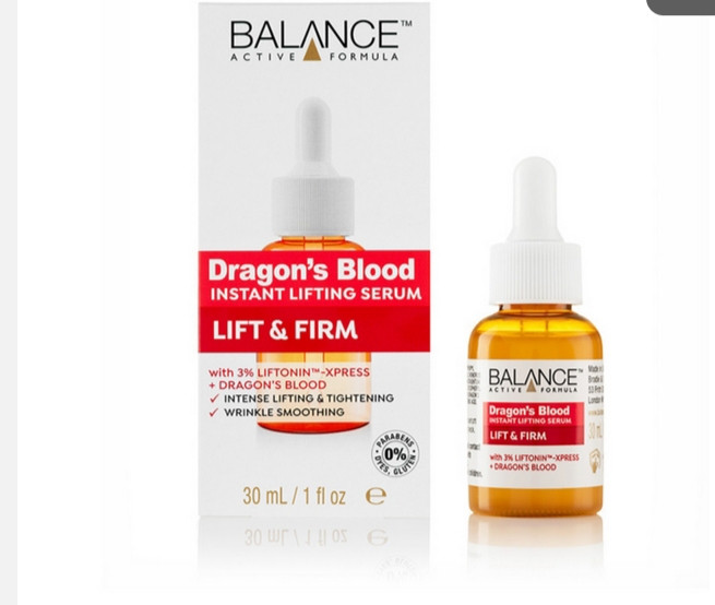 سرم بالانس BALANCE مدل دراگون بلاد DRAGONS BLOOD حجم ۳۰ میل | ضد چروک و لیفت فوری اصلی