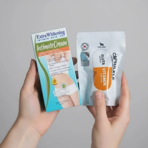 پک سفید کننده همه نقاط بدن حتی صورت اورجینال 💯