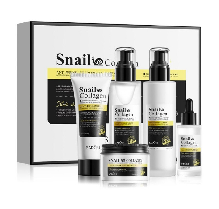 پک مراقبتی پوستی حلزون و کلاژن جوانسازی و آبرسان و ضد لکاصلی اورجینال 💯