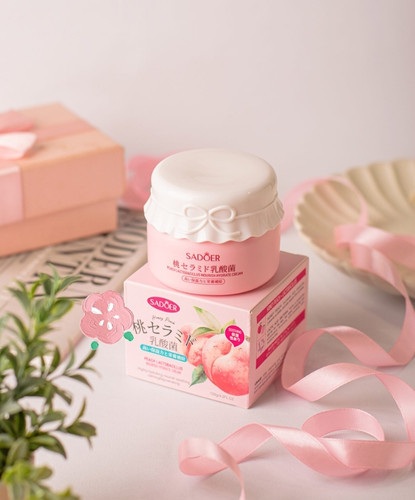 کرم مغذی و آبرسان عسل و هلو با لاکتوباسیلوس سادور اصلی