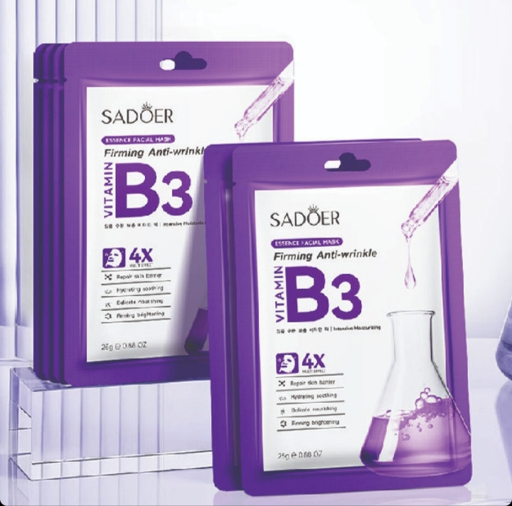 ویتامین B3 (نیاسینامید): سفتکننده، روشنکننده و بازسازیکننده پوست * کلاژن هیدرولیز شده: افزایش خاصیت ارتجاعی و کاهش خطوط ریز