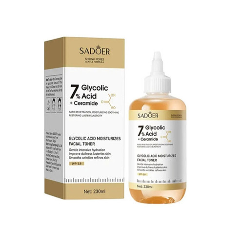 حاوی 7%گلیکولیک اسید حاوی سرامید مناسب برای استفاده نقاط سخت و دارای تیرگی و لک بده پاک کننده عمقی منافذ اصلی