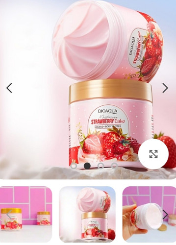 کره بدن چیز کیک توت فرنگی 🍓