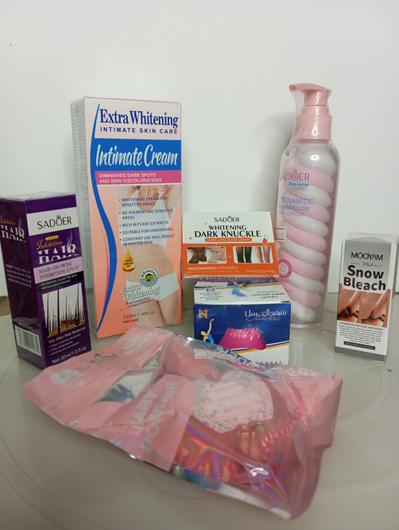 پک سفید کننده نقاط حساس و خوشبو کننده و رفع موهای زاید