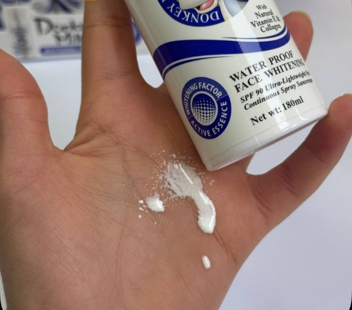 اسپری سفیدکننده شیر الاغ پوکه آبی WOKALI
