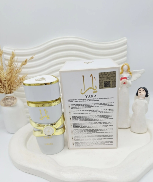 ادکلن یارا سفید اسنکر دار ساخت امارات کد 0829
