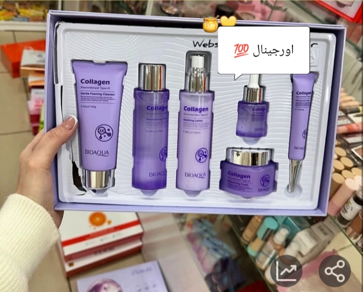 پک ۶ تکه روتین مراقبت پوستی ضدپیری و جوانساز کلاژن