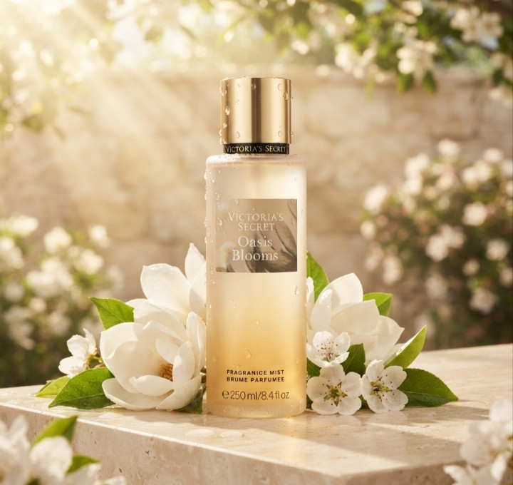 بادی اسپلش ویکتوریا سکرت مدل Oasis Blooms | رایحه شکوفه کاکتوس و خنک ۲۵۰ میل