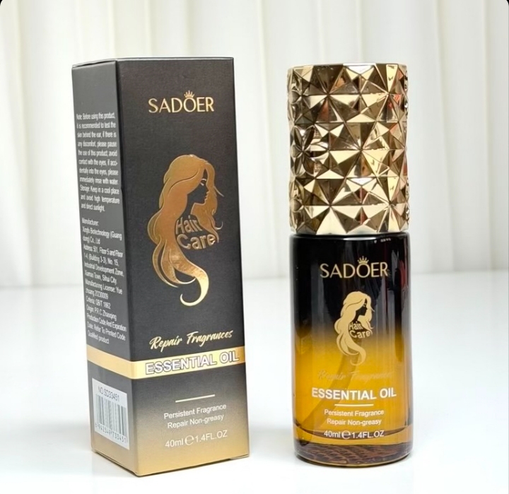 روغن مو ترمیم کننده و معطر سادور SADOER | حجم ۴۰ میلی لیتر